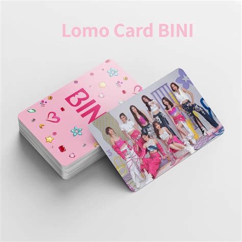 92pcs Lomo Card Bini Photo Card Holographic Photocards Lomocard Aiah