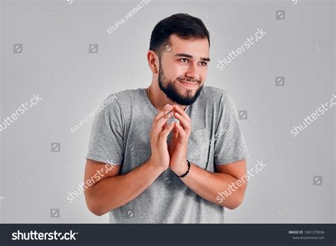 Sneaky Scheming Man Trying Plot Something Stock Photo 1281370036