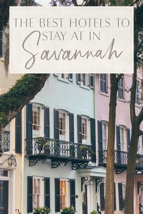 The Best Hotels To Stay At In Savannah The Blonde Abroad Savannah