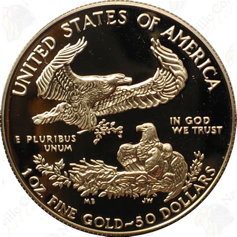 American Gold Eagle 1 oz Proof - Random Date - Box and COA - SKU #21182 | Nashville Coin Gallery