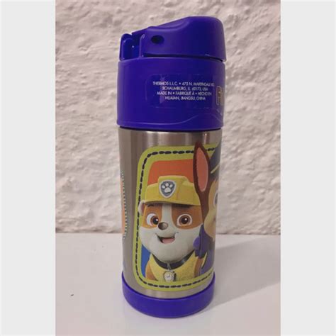 Garrafa Térmica Thermos Patrulha Canina Azul 12 horas armazenamento