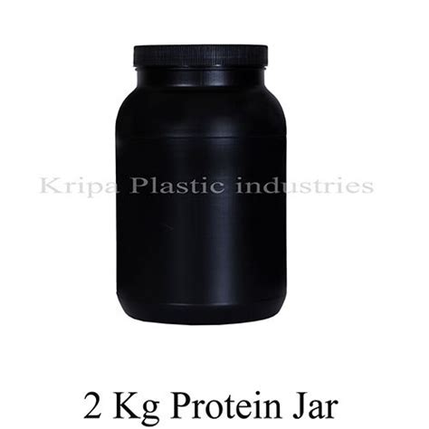 Black Round 2 Kg Protein Jar Capacity 1 Kg At Rs 35 Piece In Mumbai