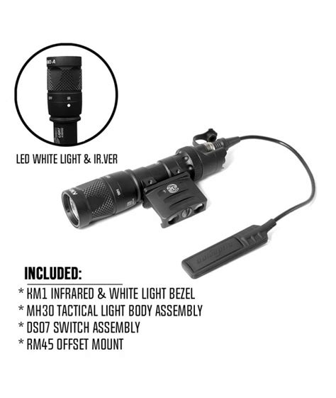 SOTAC M312V IR Led White Light WeaponLight Flashlight SF Series