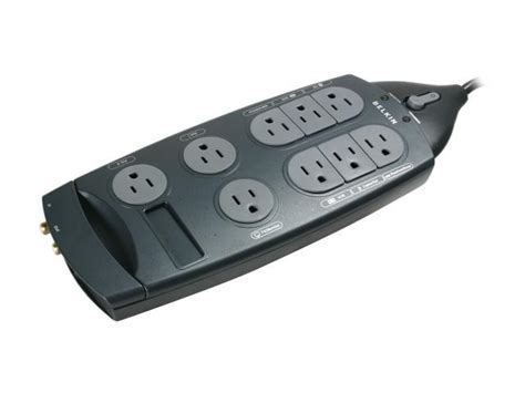 Belkin Pure Av F9a923fc08 Home Theater Surge Protector W 9 Outlets