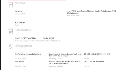 Tiket Bus Maraliner For Sale Jom Balik Raya Tickets Vouchers