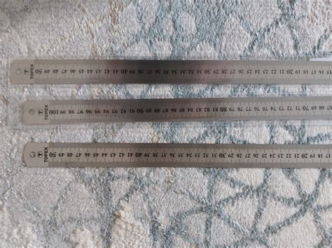 LENIJAR MJERNI INOX RAVNI 1000 MM I 500 MM - Metri za mjerenje - OLX.ba