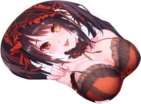 Amazon Tokisaki Kurumi Anime Mouse Pads Boob Oppai Gaming 3D