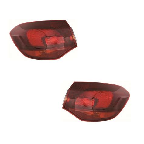 For Vauxhall Astra J Mk Estate Outer Rear Lights Lamps