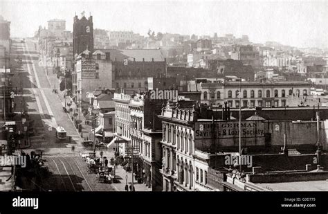 California Street San Francisco Circa 1880s Isiah Taber Date