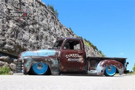 Chevy Rat Rod Pickup Restomod Ci Ac Pdb Ps Air Ride Bagged