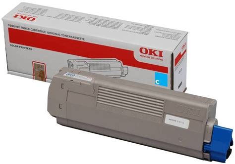 Oki C Cyan Genuine Toner Cartridge Prints