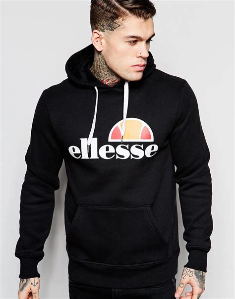 Lyst - Ellesse Hoodie With Classic Logo - Black in Black for Men