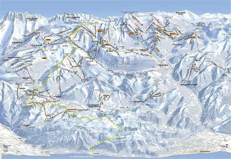 Plan des Pistes Châtel