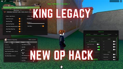 Update King Legacy Script Hack Pastebin Auto Farm Inf Geppo