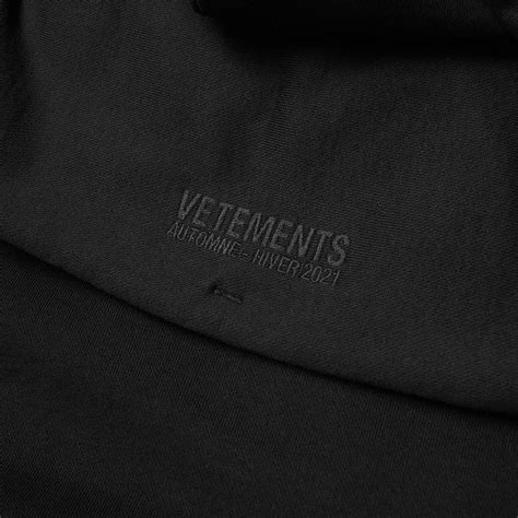 VETEMENTS Rammstein Germany Oversized Hoody Black | END. (Global)
