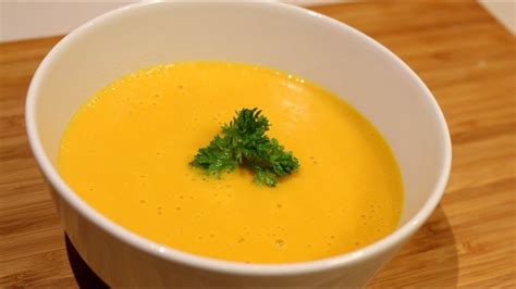 Creamy Carrot Soup Recipe Youtube