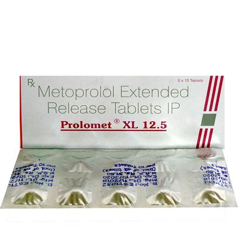 Prolomet Xl Tablet Metoprolol Succinate Packaging Type Box Rs 37 5 Pack Id 23169012248