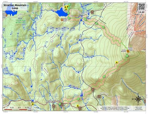 Map: Stratton Mountain Loop - Andy Arthur.org