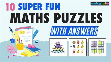 10 Free Maths Puzzles with Answers for Ages 12+ — Mashup Math