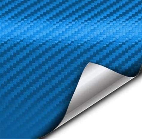 Amazon Vvivid Xpo Electric Blue D Carbon Fiber Vinyl Wrap Roll