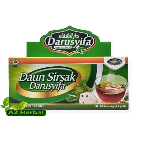 Jual Teh Daun Sirsak Darusyifa Teh Herbal Anti Kanker Teh Celup