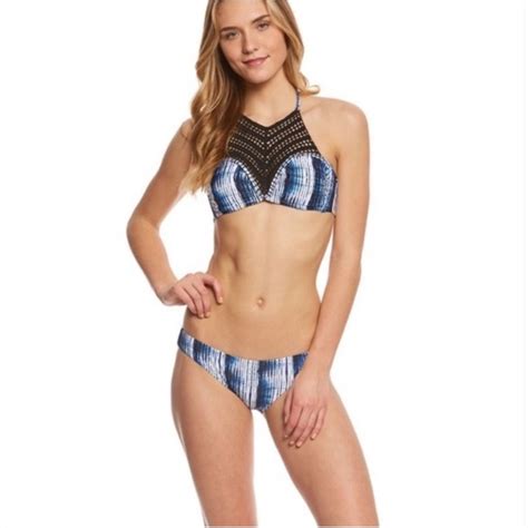 Raisins Swim Raisins Indigo Nights Crochet Tie Dye Bikini Cute Boho