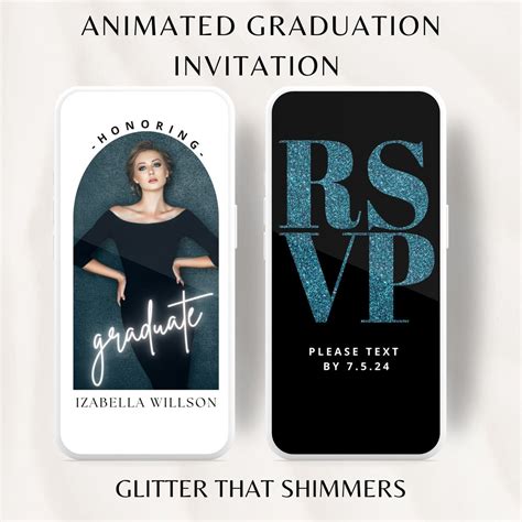 Animated Graduation Invitation Template College Graduation Invitation