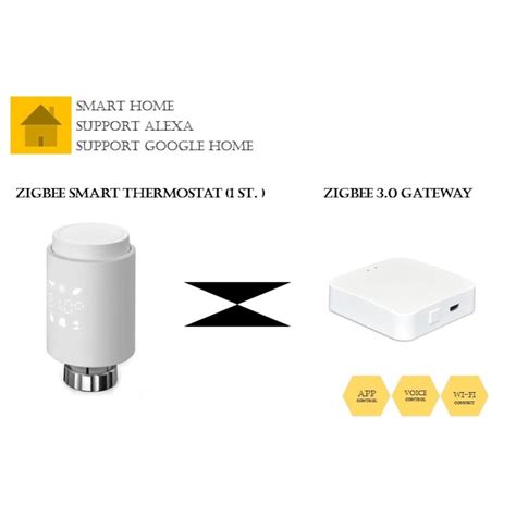 Tuya Zigbee Smart Heizkörperthermostat Digital Heizungsthermostat Set Mit Gateway