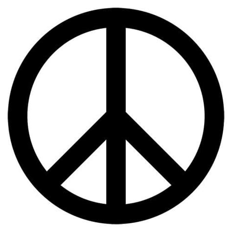 Peace Symbol Decal Sticker Peace Symbol Decal Thriftysigns