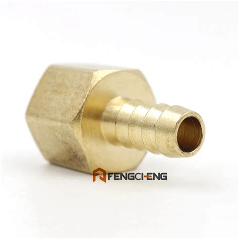 1 2 Female Npt X 3 8 Hose Barb Brass In Garden Water Connectors From