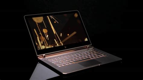 The World S Thinnest Laptop Hp Spectre Youtube