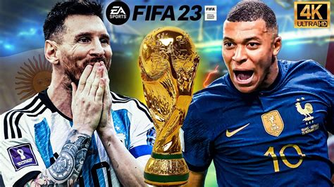 Fifa 23 Argentina Vs France Fifa World Cup Final 2022 Qatar Ps5™ 4k60fps Youtube