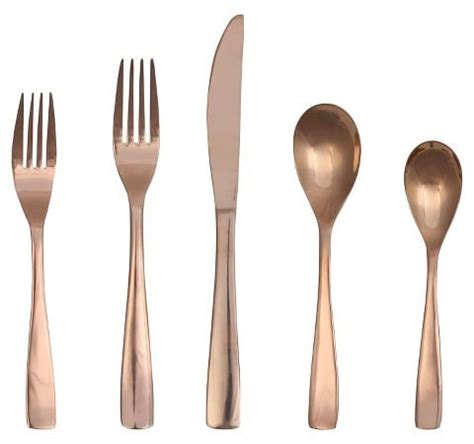 Rose Gold Flatware Set Best Gold Flatware Popsugar Home Photo