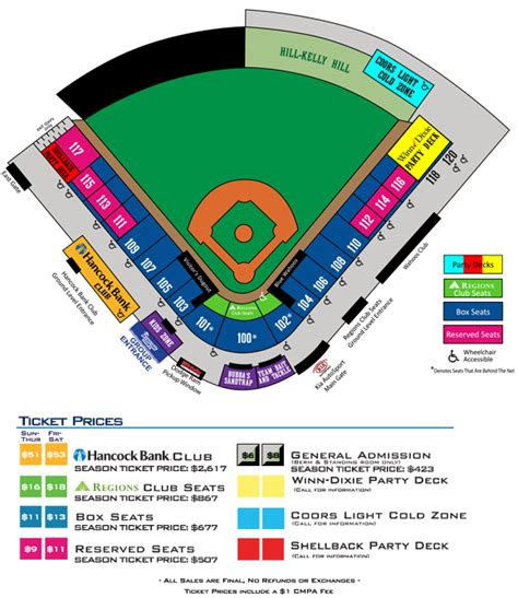 Blue Wahoos Stadium Seating Chart - Stadium Seating Chart