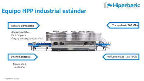 Procesado por alta presión de alimentos y bebidas PPT