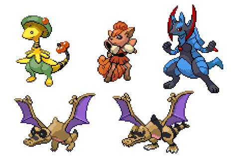 Pokemon Fusion Sprites 1 By Mistermonstermaker On Deviantart