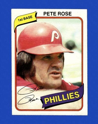 Topps Set Break Pete Rose Vg Vgex Gmcards Ebay