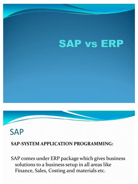 Pdf Sap Vs Erp Dokumen Tips