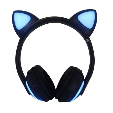 Fone Ouvido Gatinho Bluetooth Headfone Orelha Gato C Led P R