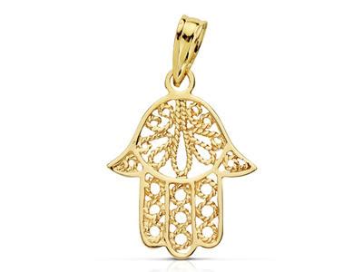 Pendentif Main De Fatma X Mm Or Jaune K Cookson Clal