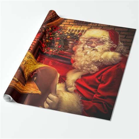 Santa Claus 4 Wrapping Paper | Zazzle.com.au