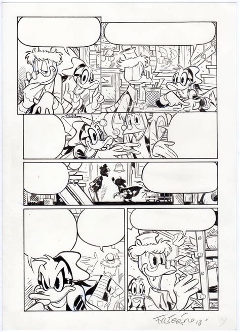 Andrea Freccero Disney In Artefumetto Original Art Gallery S Disney