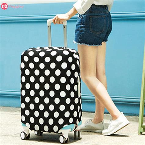 Elastic Printed Luggage Covers Trolley Case Travel Suitcase Dust