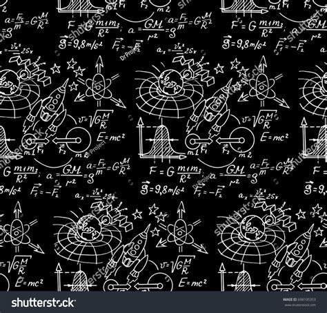 Law Force Gravity Physical Equations Formulas Stock Vector (Royalty ...