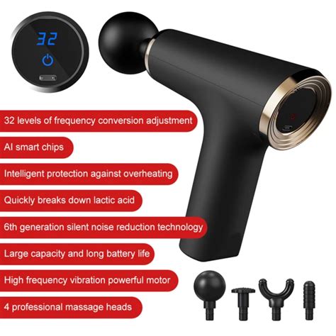 Pngxqon Mini Fascia Gun Relaxation Vibration Massage Muscle Massager