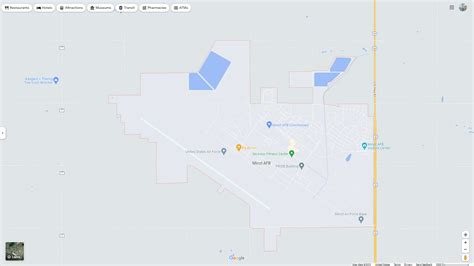 Minot AFB, North Dakota Map