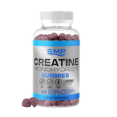 Private Label 1 000mg Creatine Monohydrate Per Gummy Smp Nutra