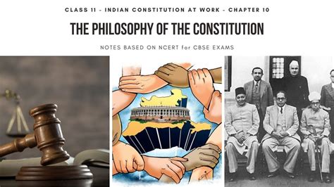 The Philosophy Of The Constitution Notes CBSE Class 11 Political