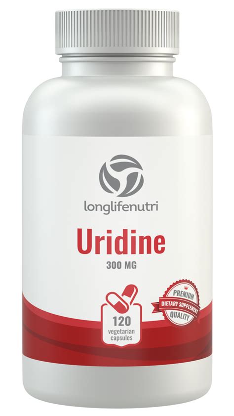 Uridine Monophosphate 300 mg - 120 Vegetarian Capsules – LongLifeNutri