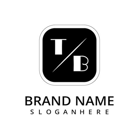 Premium Vector Tb Initial Monogram Logo With Rectangal Style Dsign